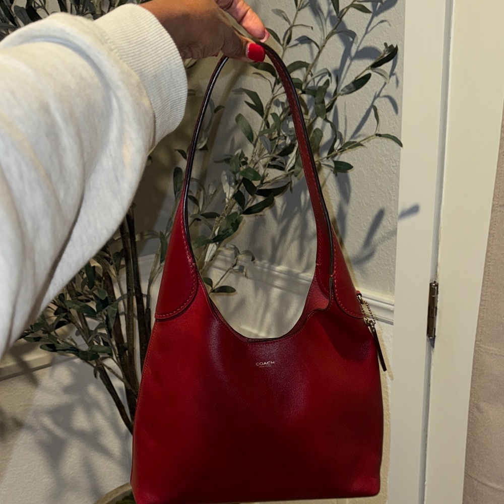 Coach Ruby Brooklyn 28 Leather Shoulder Hobo Bag